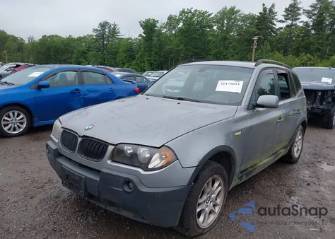 2004 BMW X3 2.5I from USA, damaged, VIN WBXPA73494WB20326